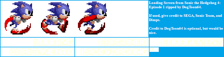 Sonic the Hedgehog 4: Episode I - Loading Screen