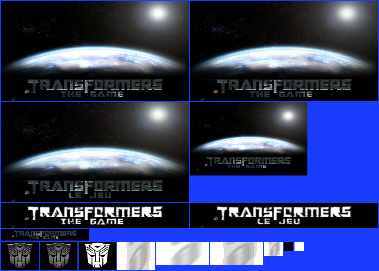 Transformers: The Game - Wii Menu Banner & Icon