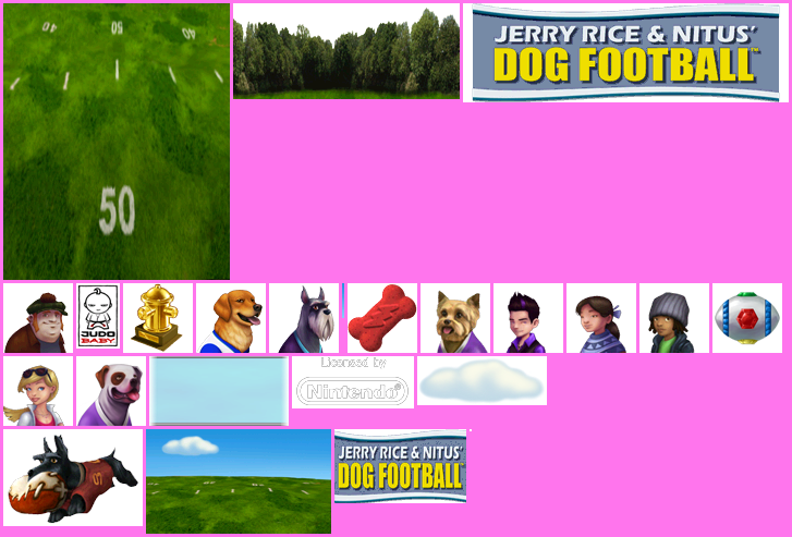 Jerry Rice & Nitus' Dog Football - Wii Menu Banner & Icon