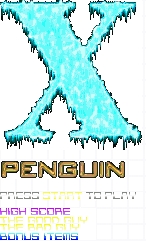 Penguin X (Homebrew) - Title Screen