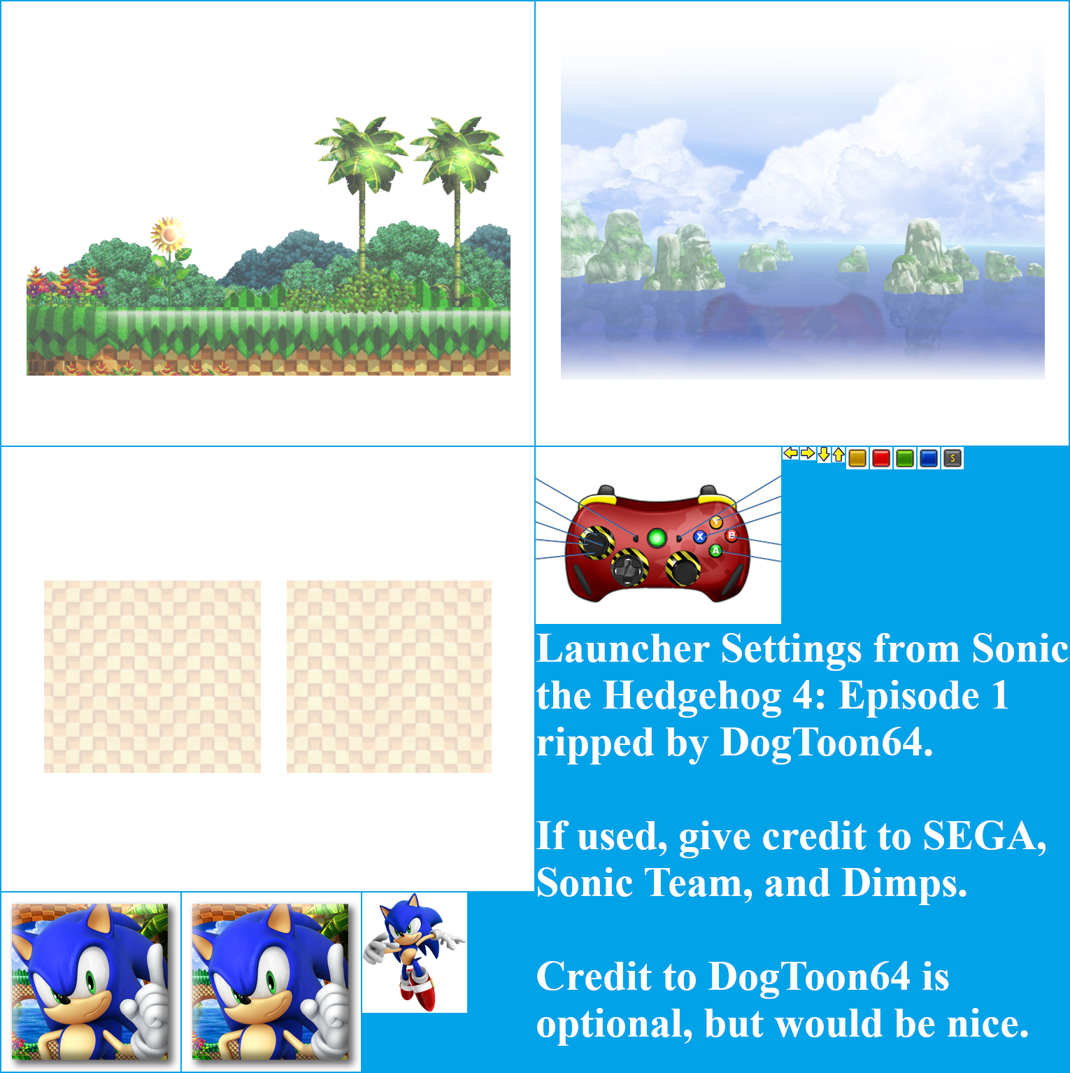 Sonic the Hedgehog 4: Episode I - Launcher Settings