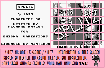 Splitz - Introduction & Title Screen