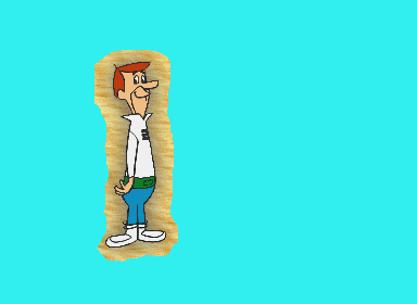 Flintstones - Jetsons: Time Warp - George Cut-Out