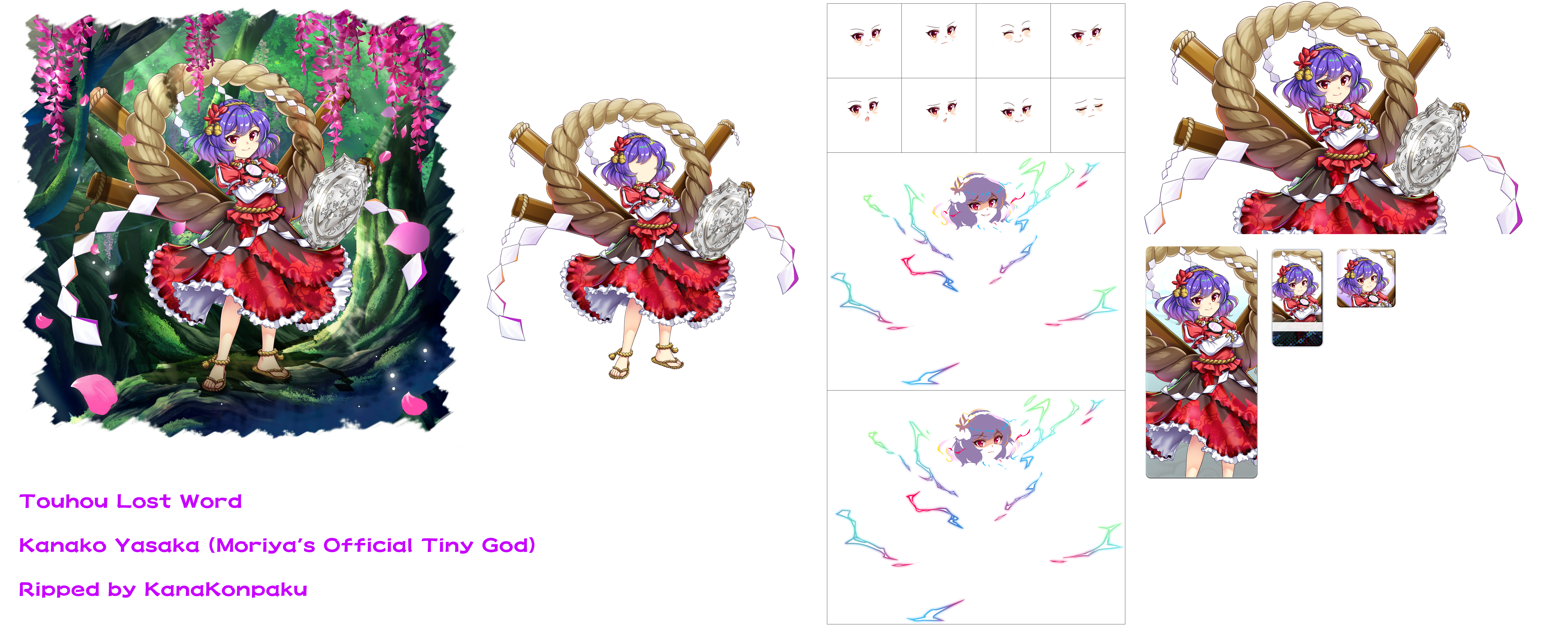 Touhou LostWord - Kanako Yasaka (Moriya's Official Tiny God)