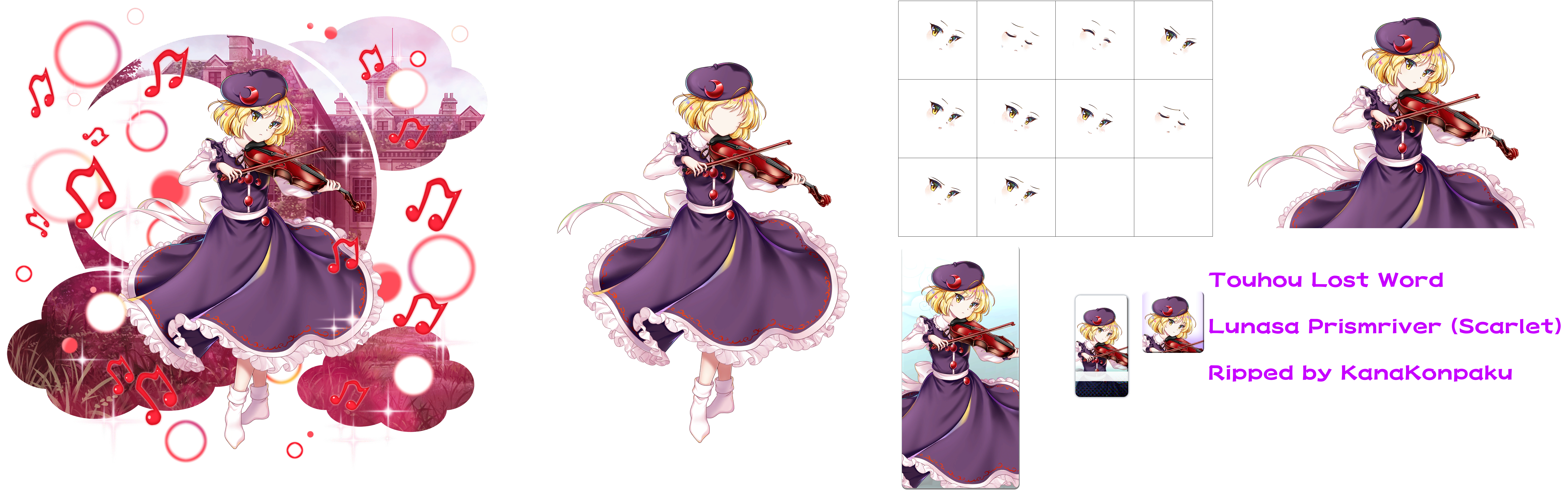 Touhou LostWord - Lunasa Prismriver (Scarlet)