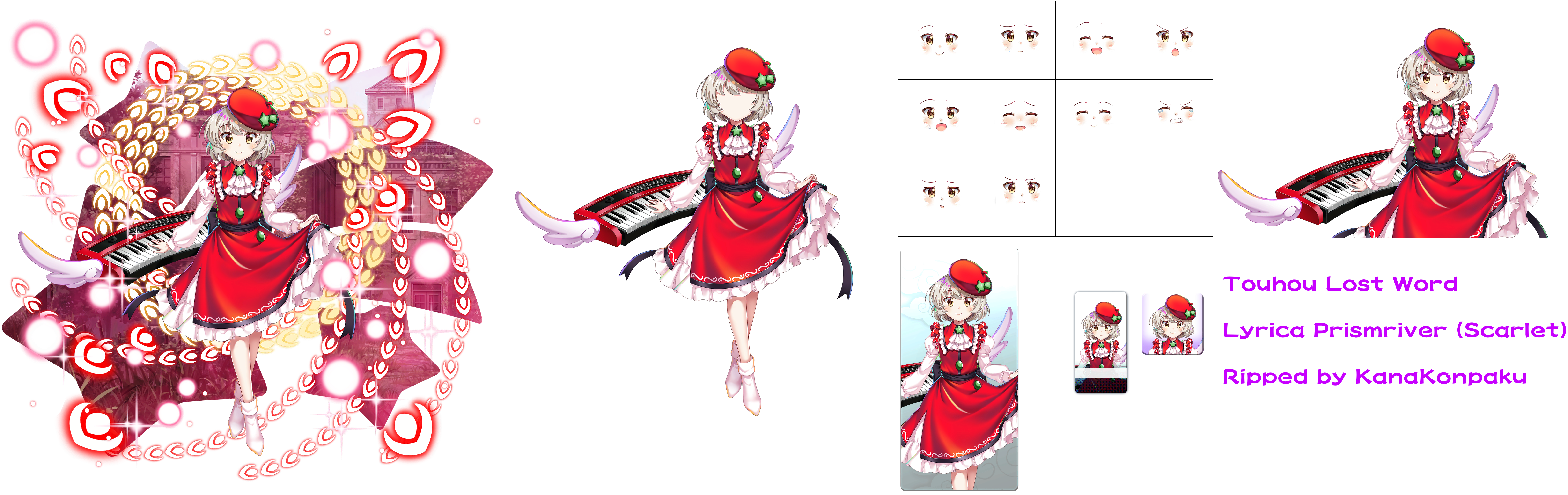 Touhou LostWord - Lyrica Prismriver (Scarlet)