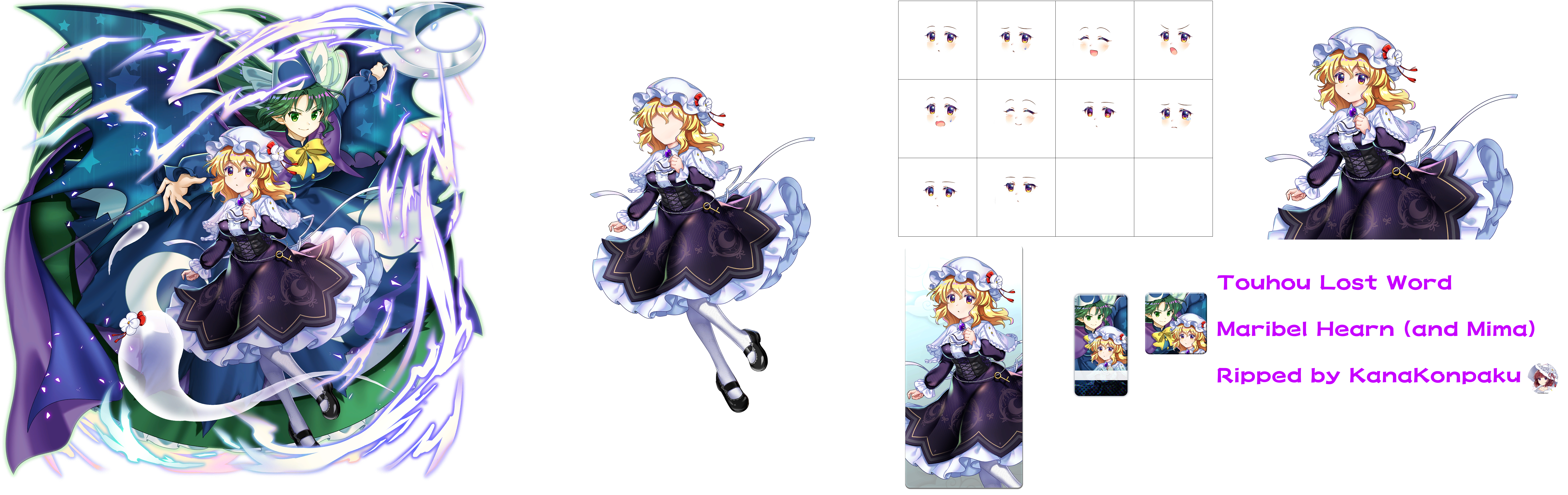 Touhou LostWord - Maribel Hearn (and Mima)