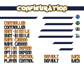 Viewpoint 2064 (Prototype) - Controller Configuration Menu