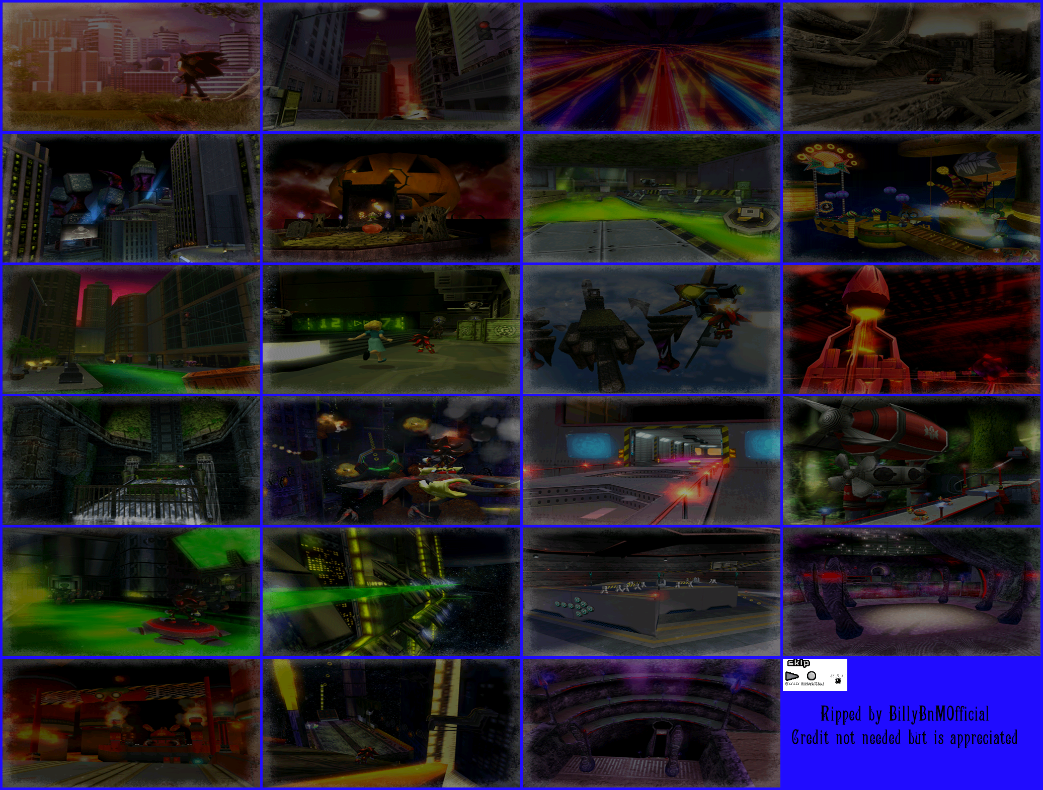 Shadow the Hedgehog - Synopis Screen
