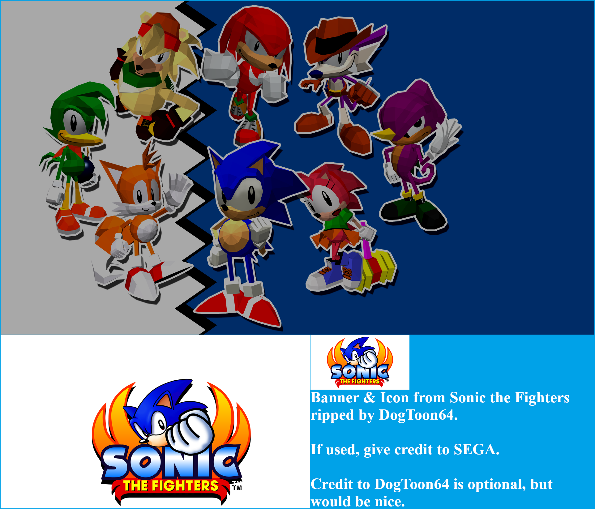 Sonic the Fighters - Banner & Icon