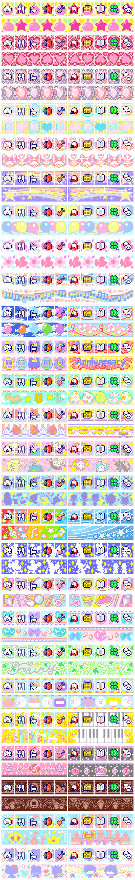 Tamagotchi P's - Icon Backgrounds