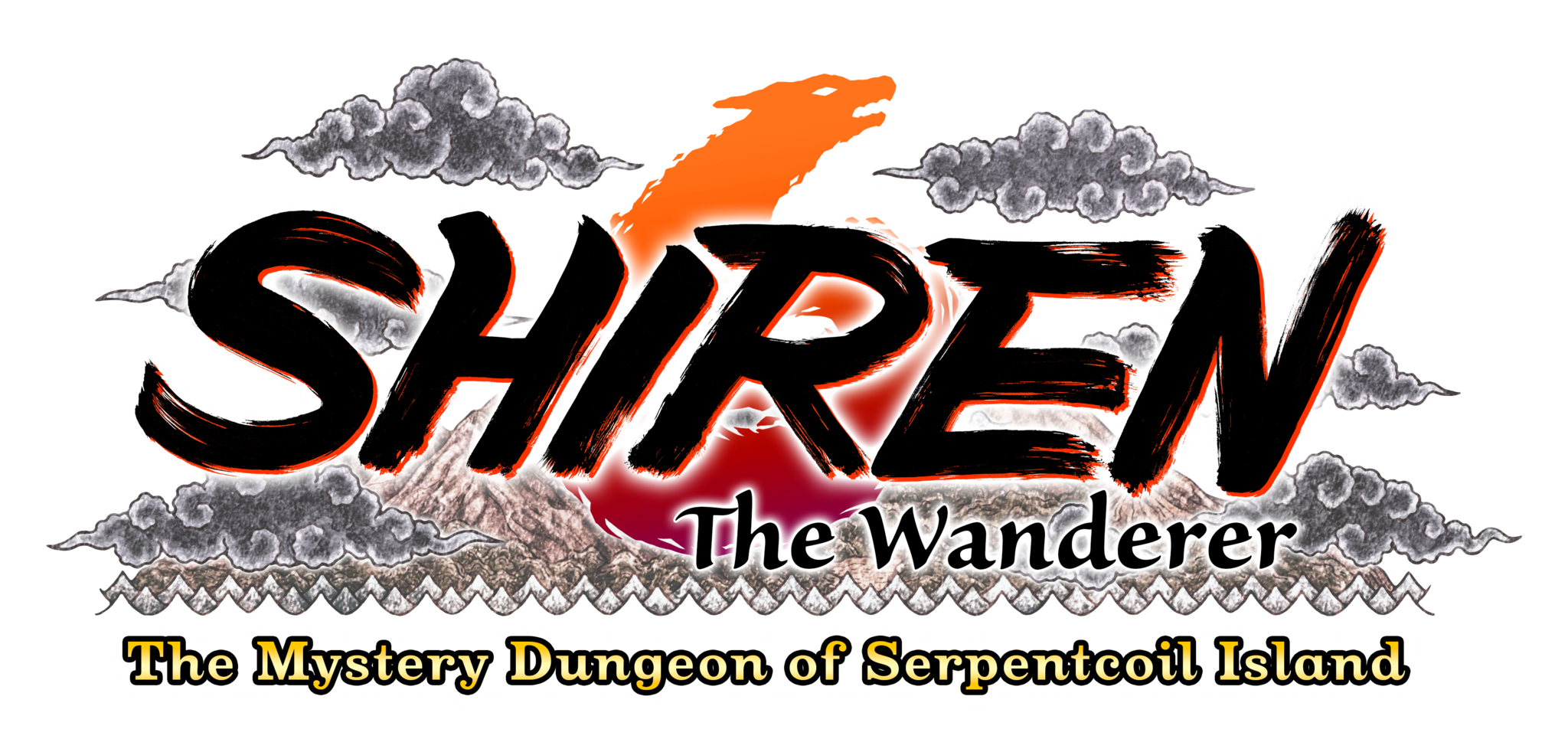 Shiren the Wanderer: The Mystery Dungeon of Serpentcoil Island - Game Logo