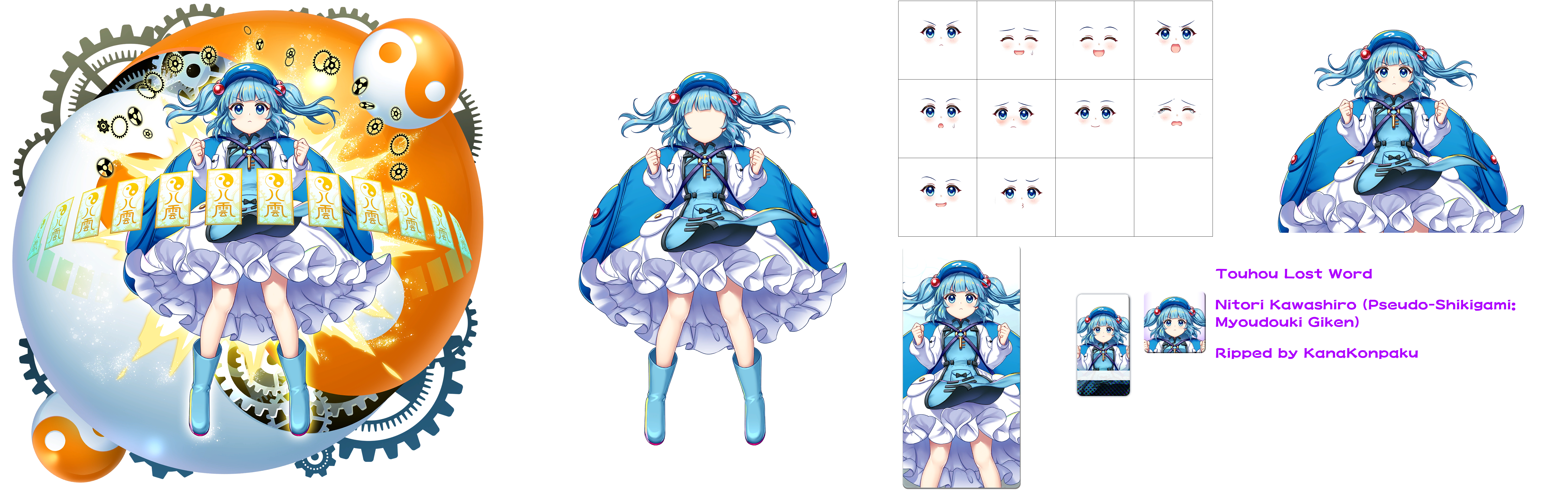 Touhou LostWord - Nitori Kawashiro (Pseudo-Shikigami: Myoudouki Giken)