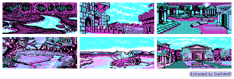 King's Bounty - Backgrounds (CGA)