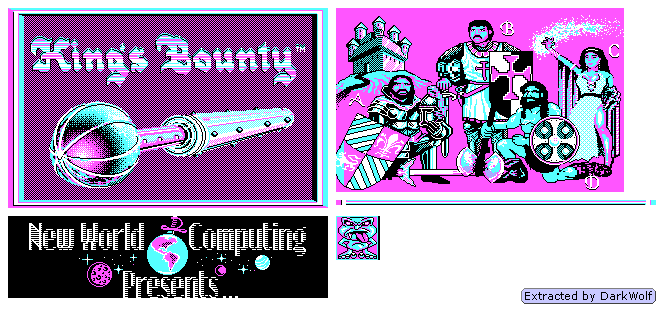 King's Bounty - Title & Select (CGA)