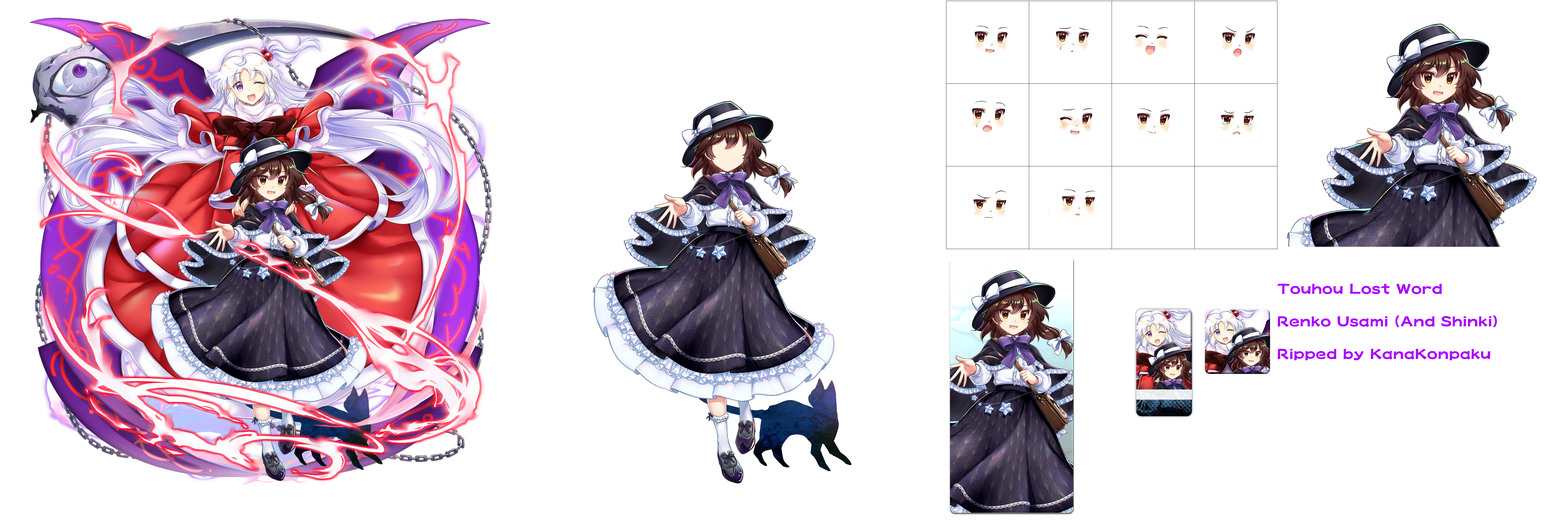 Touhou LostWord - Renko Usami (and Shinki)