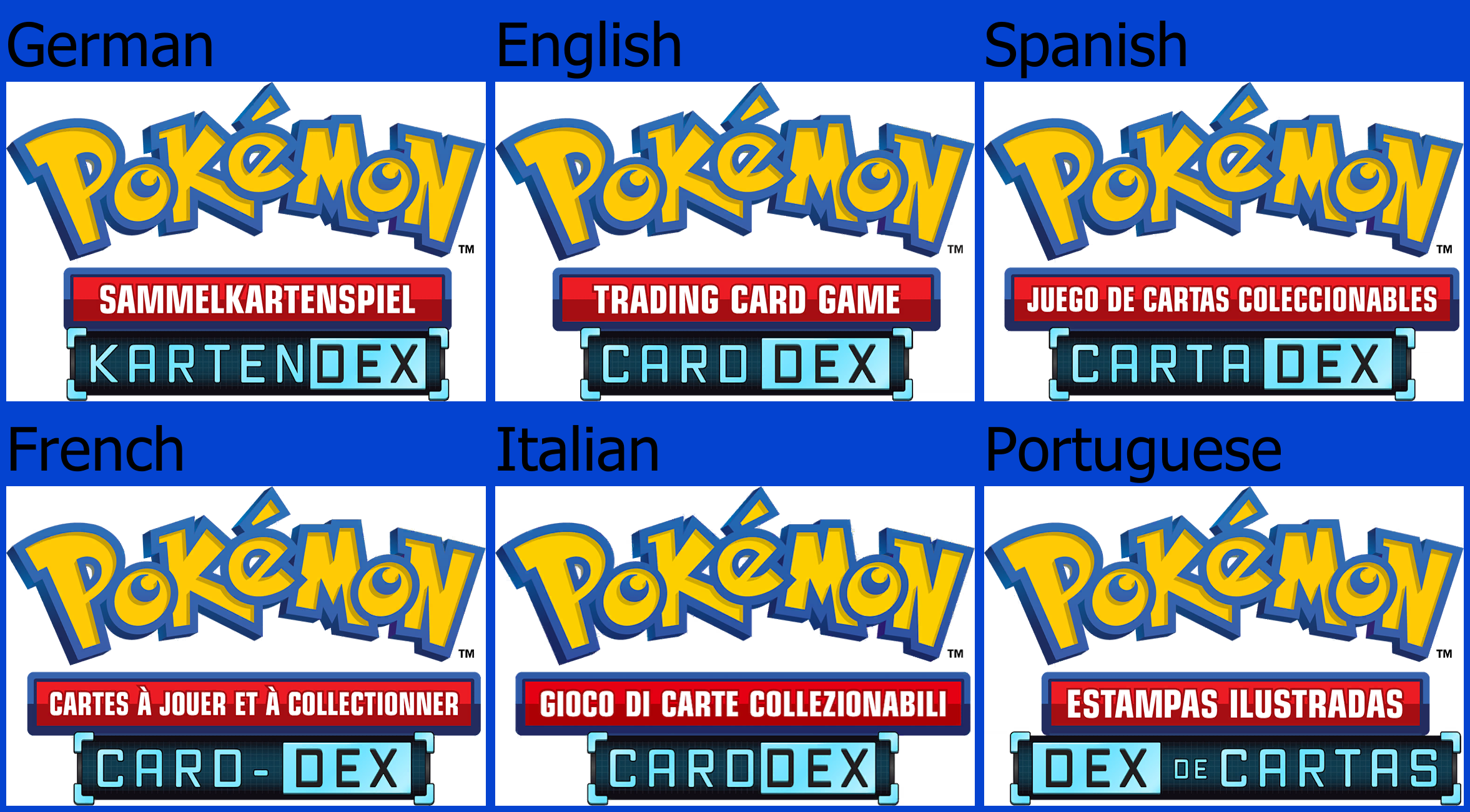 Pokémon Trading Card Game Card Dex - App Logos
