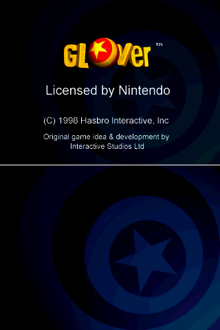 Glover - Startup Screen & Menu Background