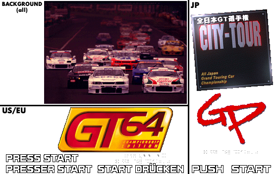 GT 64 - Championship Edition - Title Screen