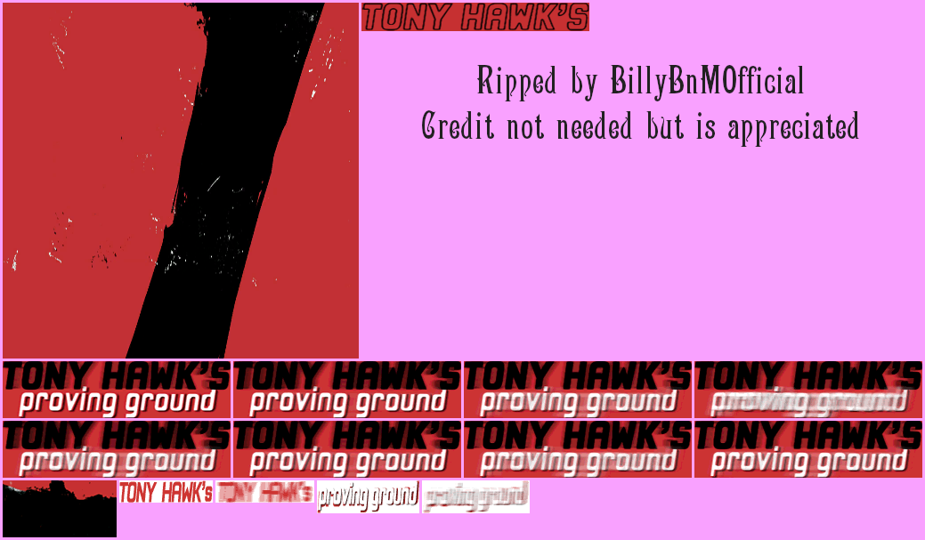 Tony Hawk's Proving Ground - Wii Menu Banner & Icon