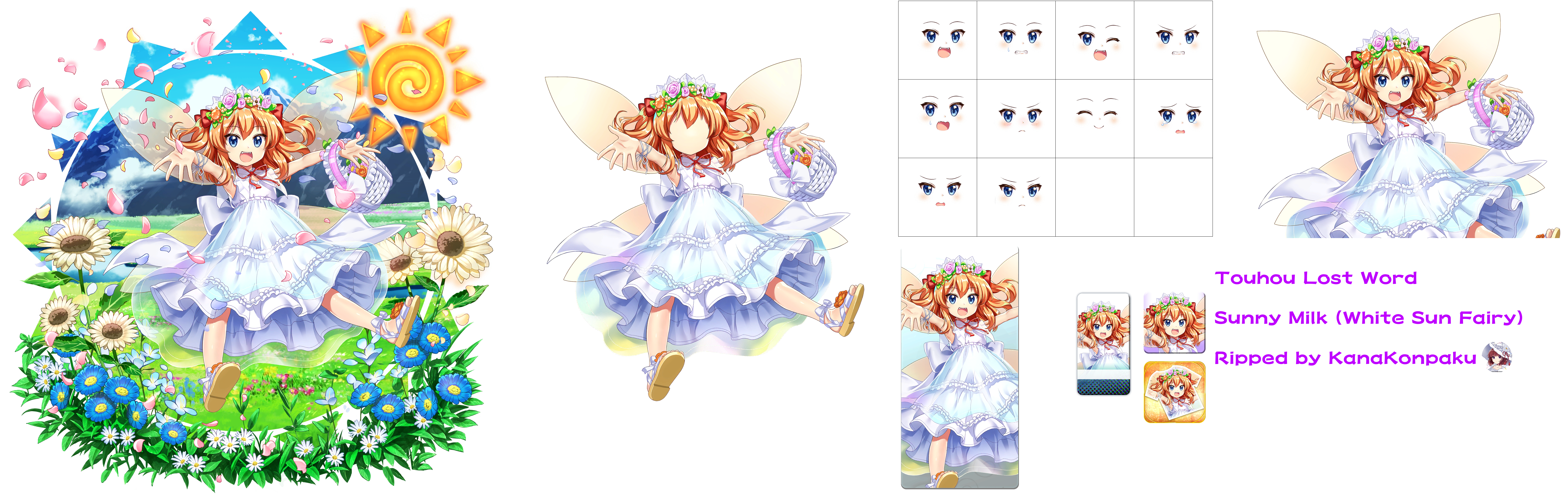 Touhou LostWord - Sunny Milk (White Sun Fairy)