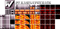 Heat Man Tileset (GBC-Style)