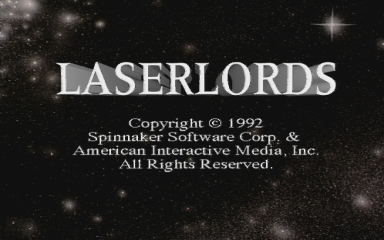 Laser Lords - Title Screen