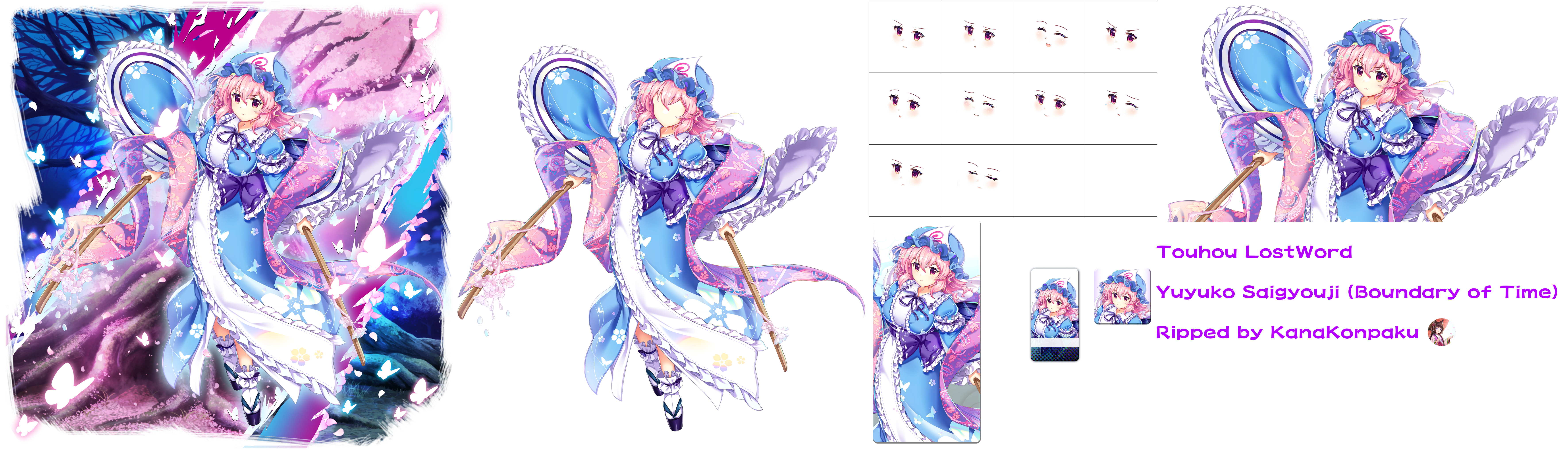 Touhou LostWord - Yuyuko Saigyouji (Boundary of Time)