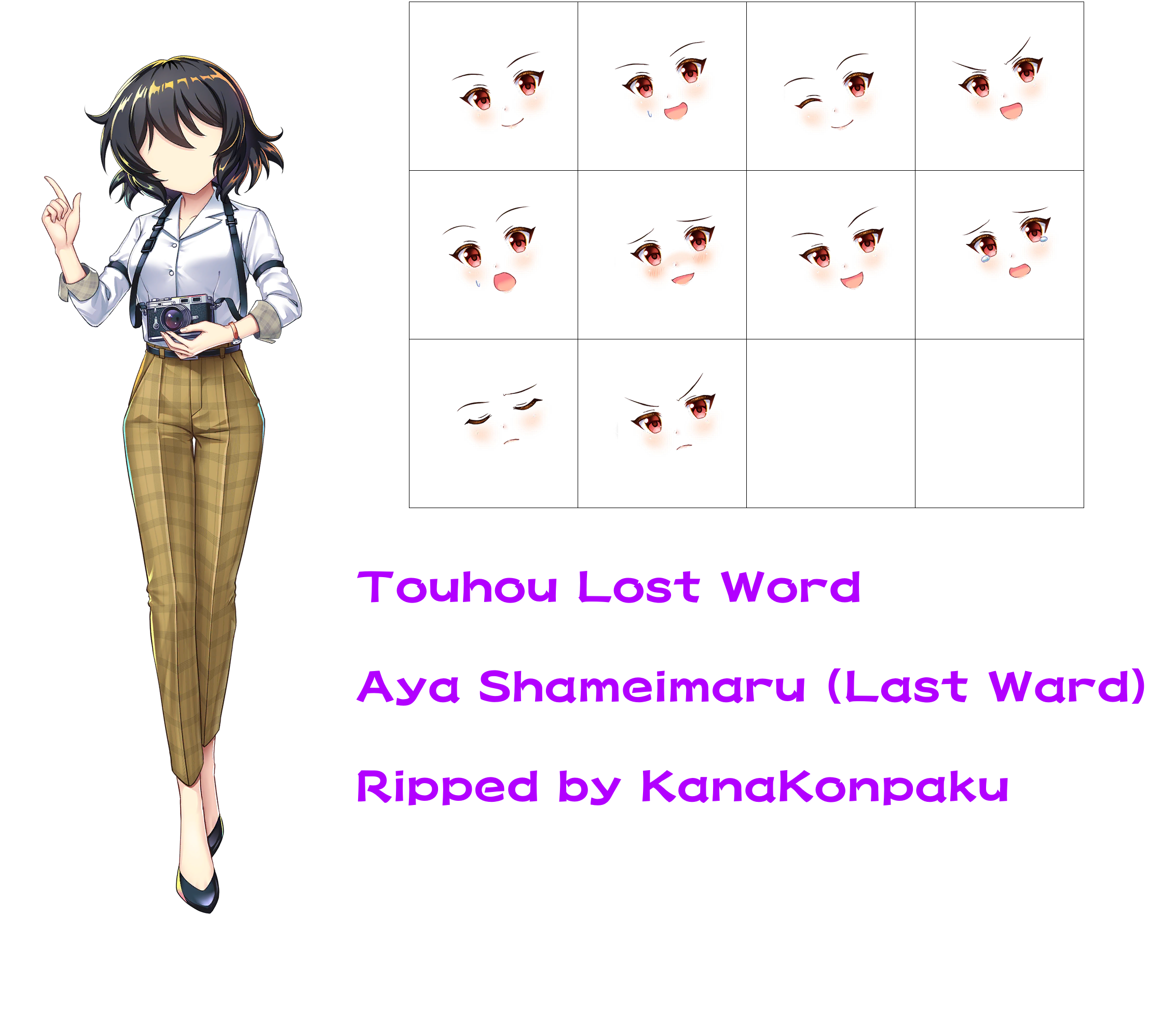 Touhou LostWord - Aya Shameimaru (Last Ward)