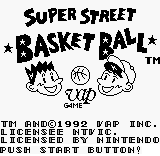 Super Street Basketball (JPN) - Title Screen