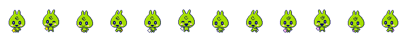 Tamagotchi Pix - Eco-usatchi Triplets