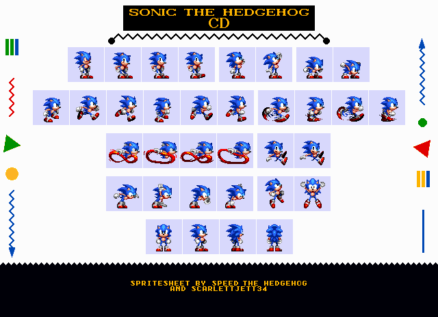 Sonic (Sonic CD-Style)