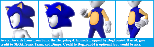 Sonic the Hedgehog 4: Episode I - Costume Icons