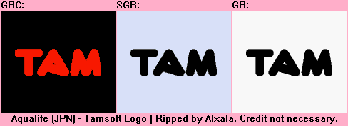 Aqualife (JPN) - Tamsoft Logo