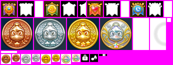 Dedede's Drum Dash Deluxe - Medals