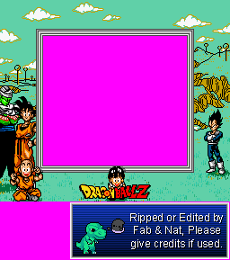Dragon Ball Z: Goku Gekitouden - Super Game Boy Frame