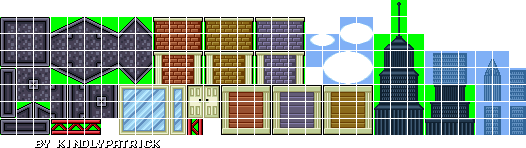 Mario Customs - City Tileset (SMW-Style)