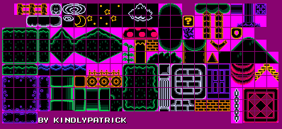Neon Tileset (SMW-Style)