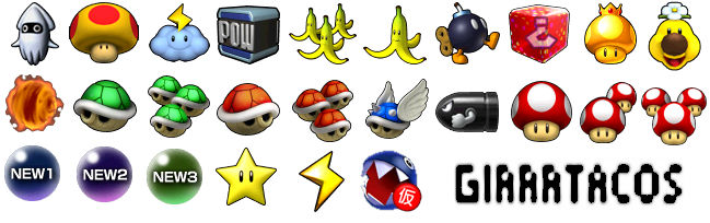 Mario Kart Wii - Items