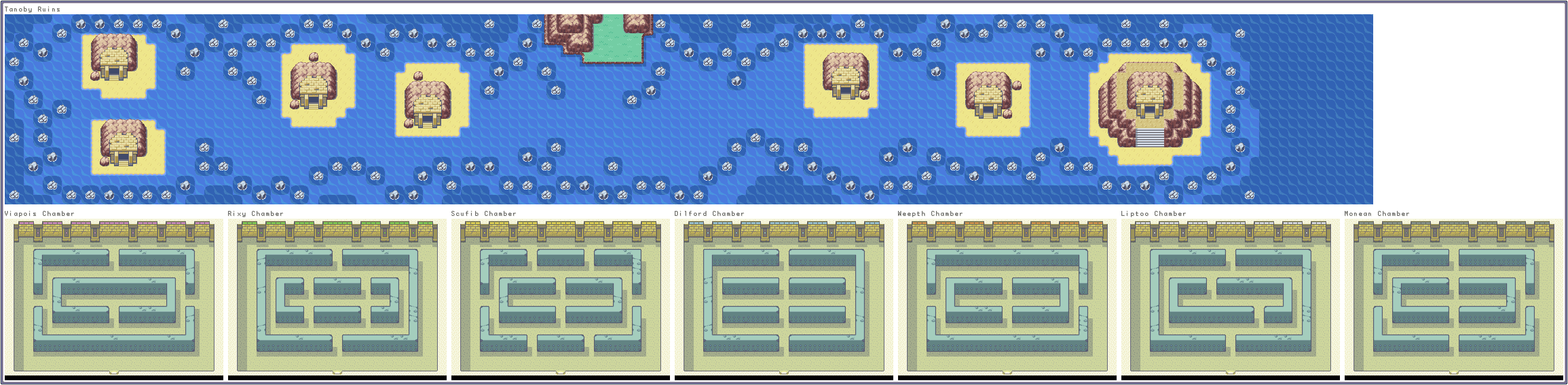 Pokémon FireRed / LeafGreen - Tanoby Ruins