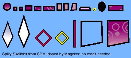 Super Paper Mario - Spiky Skellobit