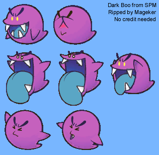 Super Paper Mario - Dark Boo