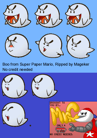 Super Paper Mario - Boo