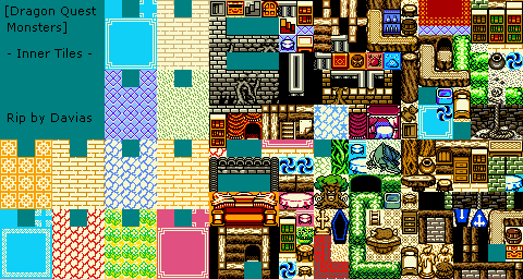 Dragon Warrior Monsters - Interior Tiles