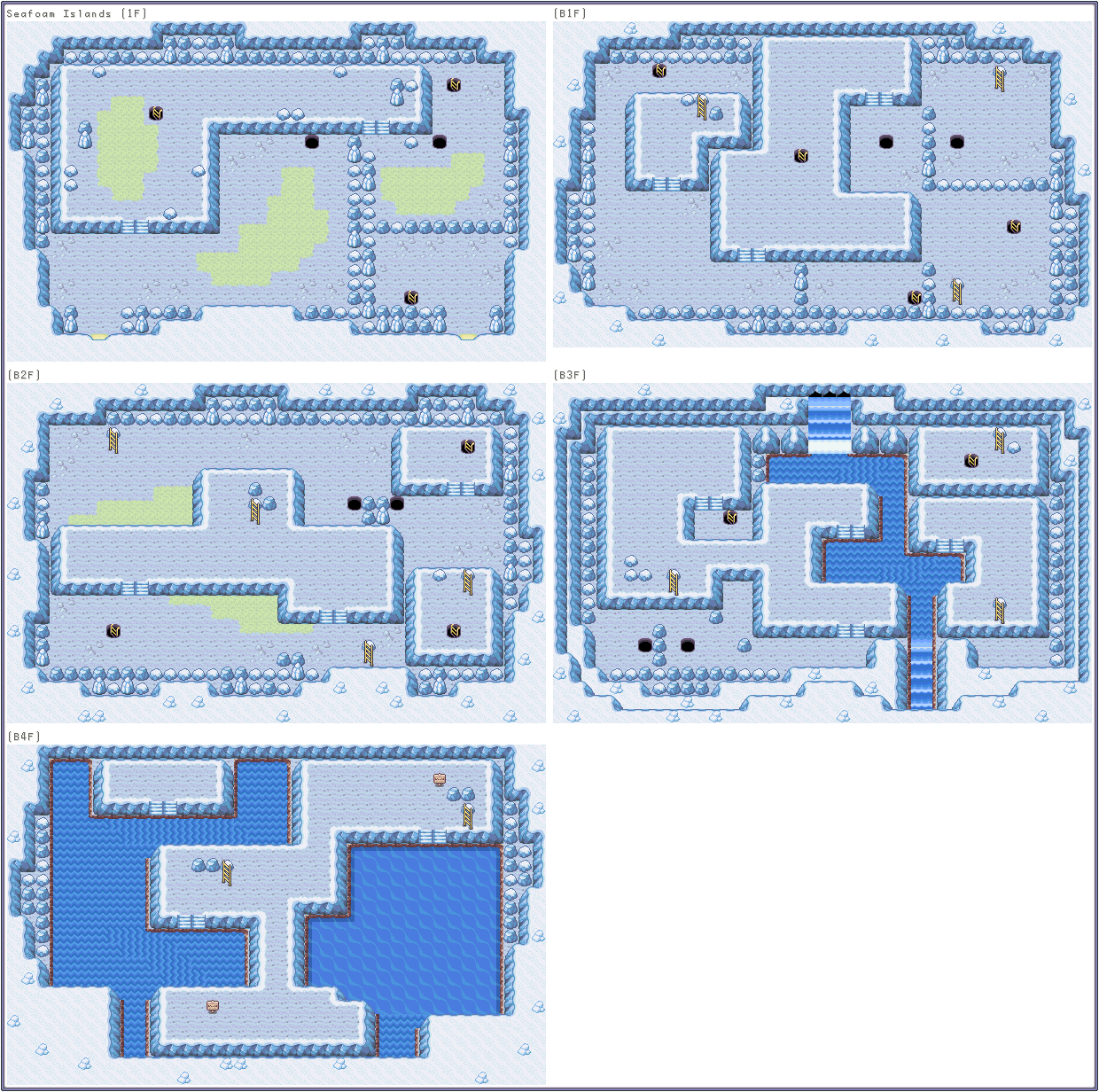 Game Boy Advance Pok mon FireRed LeafGreen Seafoam Island The Spriters Resource game-boy-advance-pok-mon-firered-leafgreen-seafoam-island-the-spriters-resource
