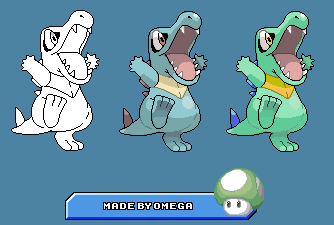 Pokémon Generation 2 Customs - #158 Totodile