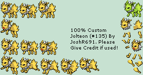 Pokémon Generation 1 Customs - #135 Jolteon