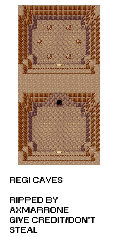 Pokémon Ruby / Sapphire - Regi Caves