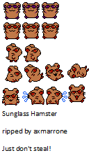 Hamtaro: Ham-Hams Unite - Sunglasses Hamster