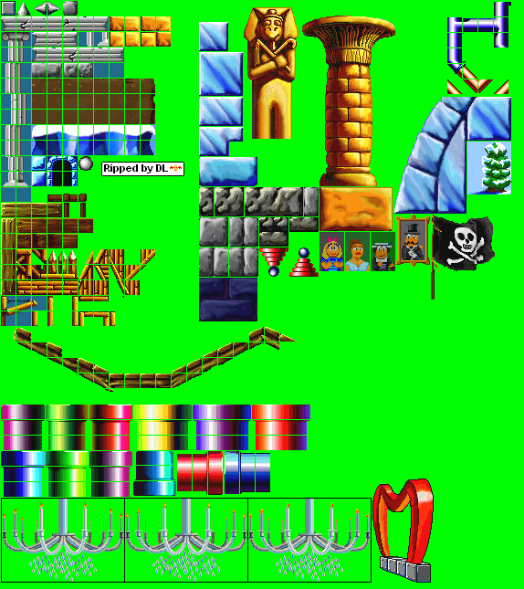 Super Mario's Wacky Worlds (Prototype) - Tileset